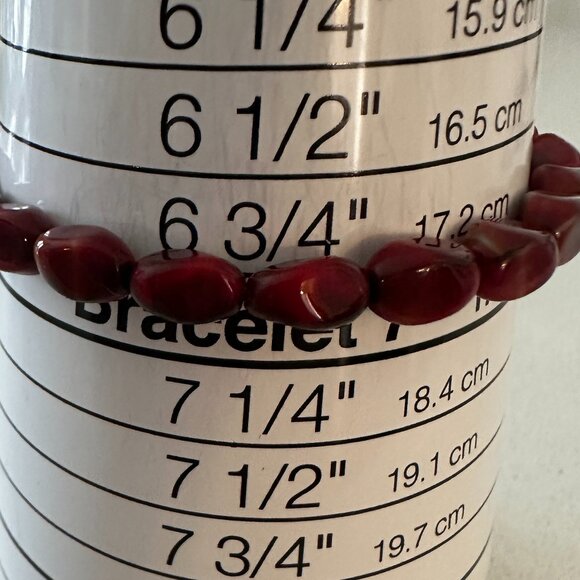 Carnelian Stone Bracelet - Picture 2 of 2